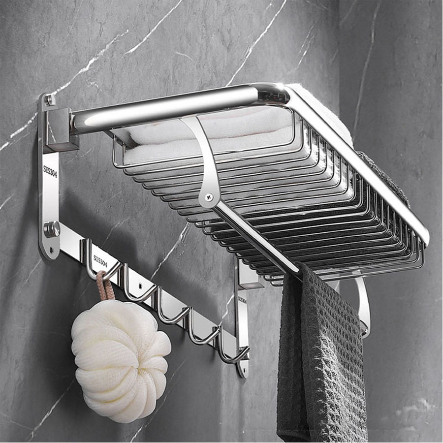 Vắt khăn inox 304 – Chống gỉ sét, giúp phòng tắm luôn gọn gàng, ngăn nắp, bền đẹp theo thời gian