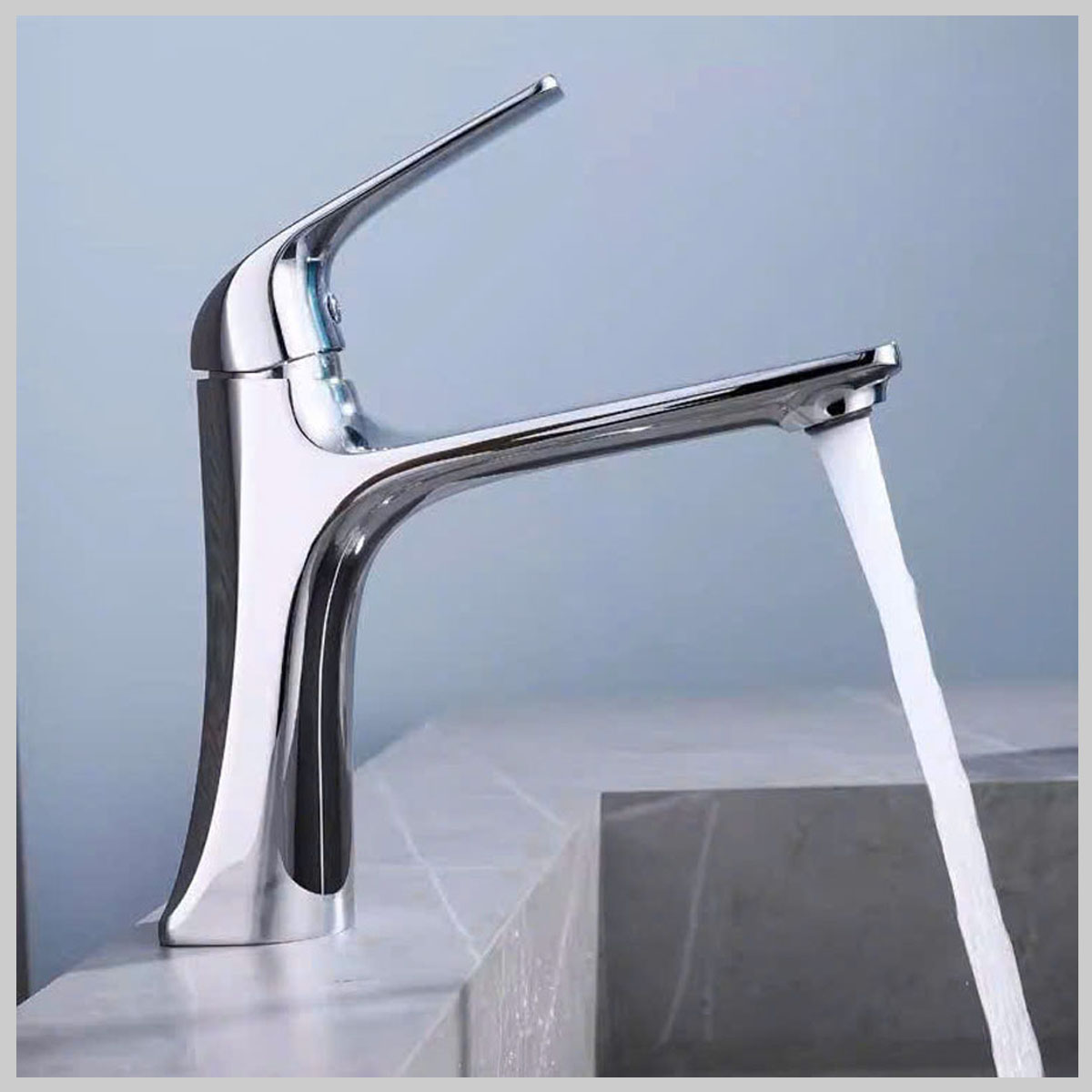 Vòi rửa mặt RGL5001 Lux mạ Chrome 3 lớp, tạo bọt chống bắn nước 5️⃣