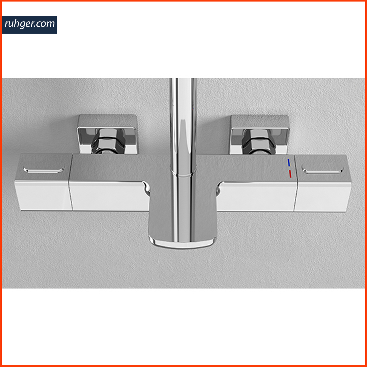 Vòi sen tắm đứng KP-8659TM mạ chrome 5 lớp sáng bóng