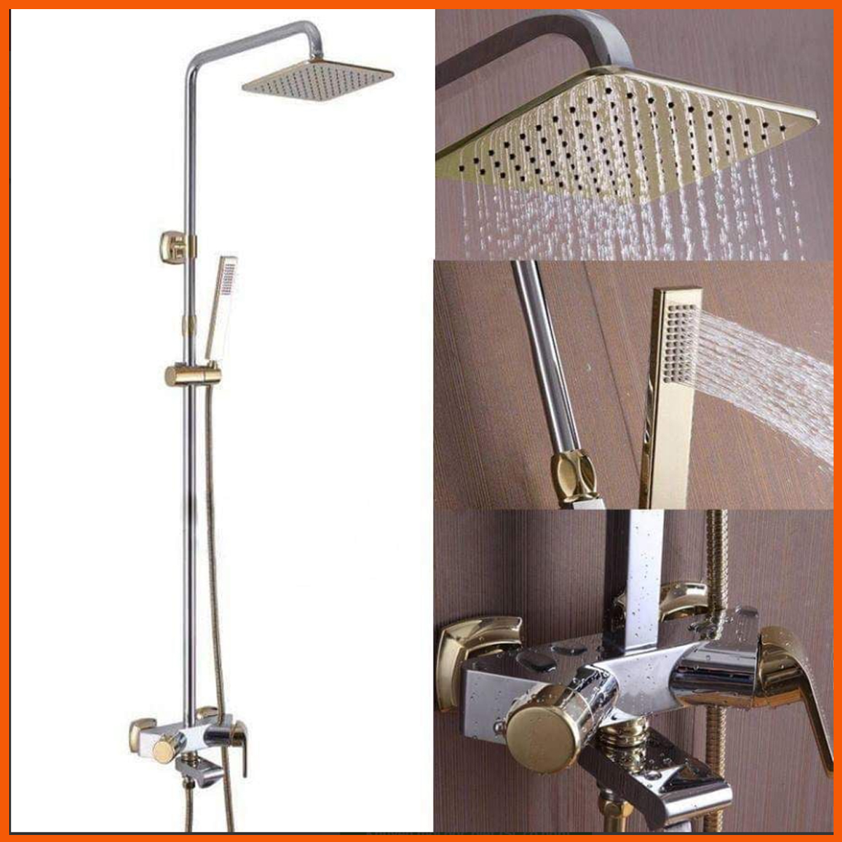 Vòi sen KP-9616V sử dụng chất liệu Đồng HPP tiêu chuẩn Châu Âu 59-1, đảm bảo độ bền cao