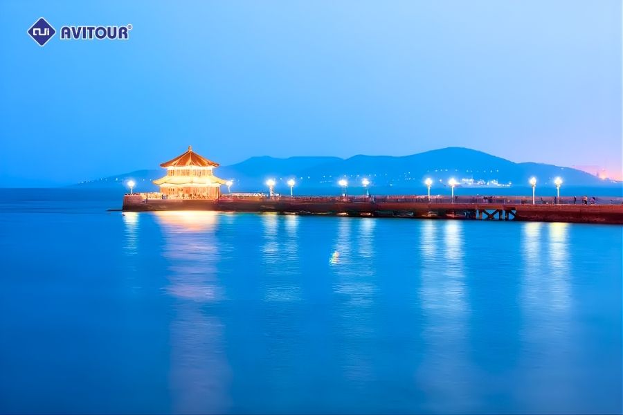 Bến tàu Trạm Kiều - Biểu tượng lịch sử bên bờ biển Thanh Đảo