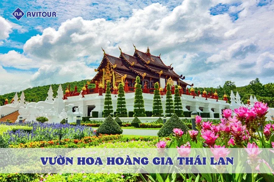 Chiêm ngưỡng thiên nhiên tuyệt mỹ ở Vườn hoa Hoàng Gia Thái Lan