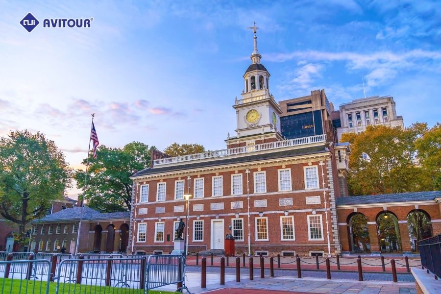 Dinh độc lập Independence Hall: Biểu tượng lịch sử của nước Mỹ