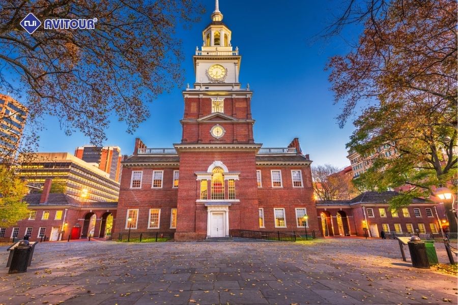 Dinh độc lập Independence Hall: Biểu tượng lịch sử của nước Mỹ