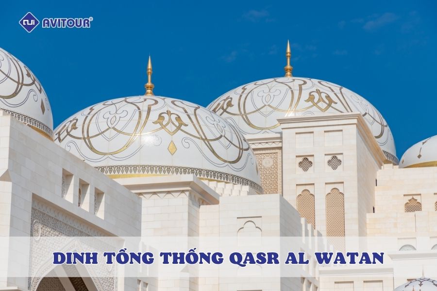 Dinh tổng thống Qasr Al Watan: biểu tượng quyền lực và nghệ thuật Ả Rập