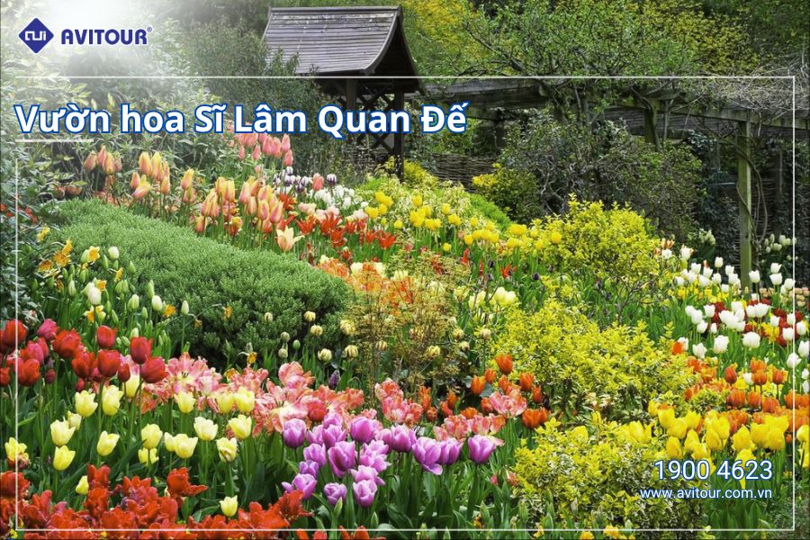 Du lịch Đài Loan 30/4 - 1/5 (Bay Vietjet Air): Vườn hoa Sĩ Lâm Quan Đế