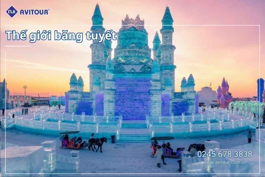 Du Lịch Trung Quốc (Tết Dương Lịch): Tour Cáp Nhĩ Tân - Khu Trượt Tuyết Yabuli - Làng Tuyết Hương - Thế Giới Băng Tuyết