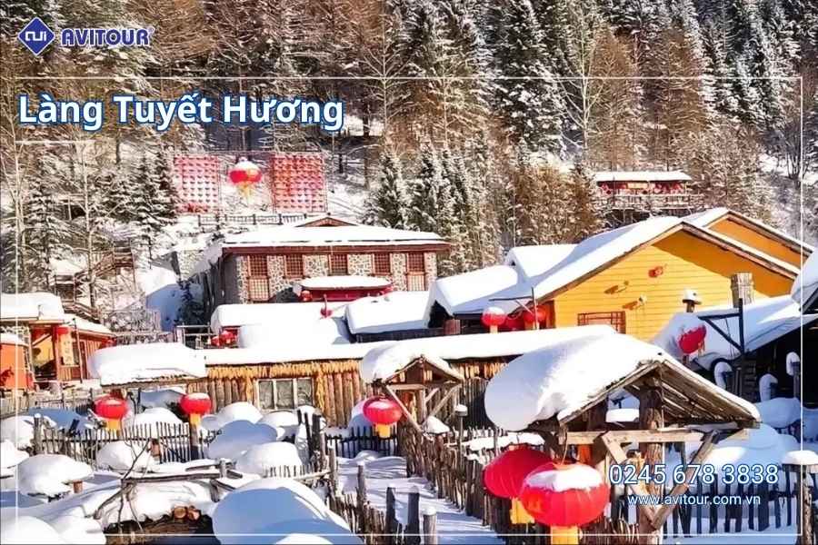 Du lịch Trung Quốc: Tour Cáp Nhĩ Tân - khu trượt tuyết Yabuli - làng Tuyết Hương - thế giới băng tuyết từ Hà Nội 2025