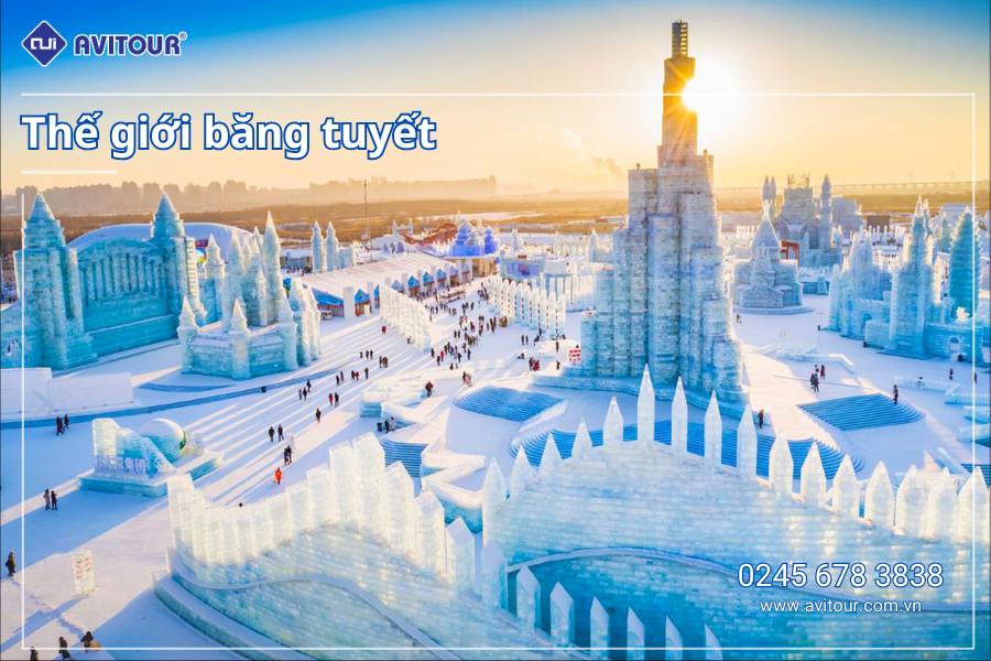 Du lịch Trung Quốc: Tour Cáp Nhĩ Tân - khu trượt tuyết Yabuli - làng Tuyết Hương - thế giới băng tuyết từ Hà Nội 2025