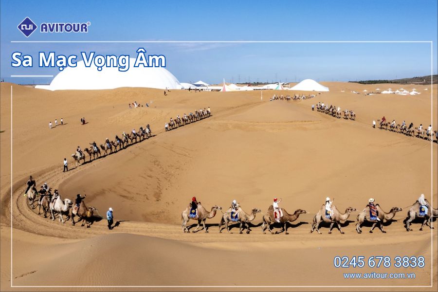 Du lịch Trung Quốc: Tour Ordos - Thảo nguyên Ordos - Sa mạc Vọng Âm - KDL Thành Cát Tư Hãn từ Hà Nội 2025