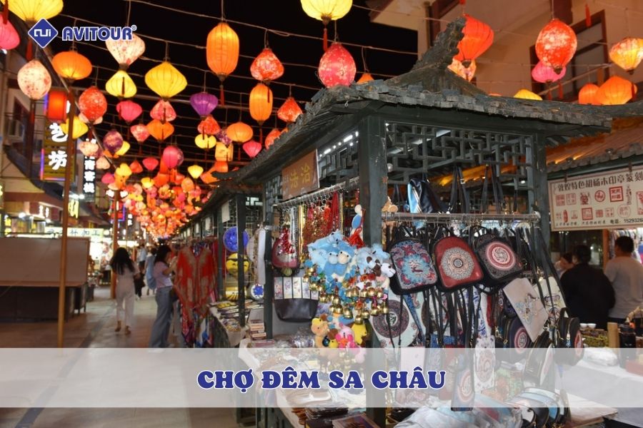 Khám phá chợ đêm Sa Châu: Điểm hẹn văn hóa sôi động giữa lòng sa mạc