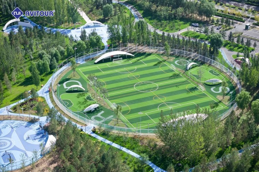 Khám phá công viên thể thao thông minh Ordos