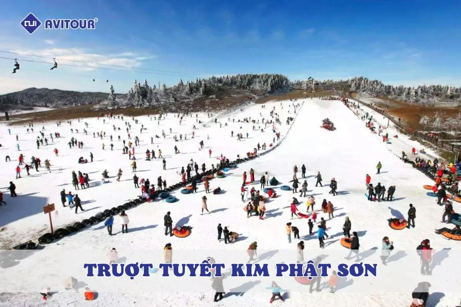 Khám phá khu trượt tuyết Kim Phật Sơn: Vui chơi và ngắm cảnh đẹp thiên nhiên