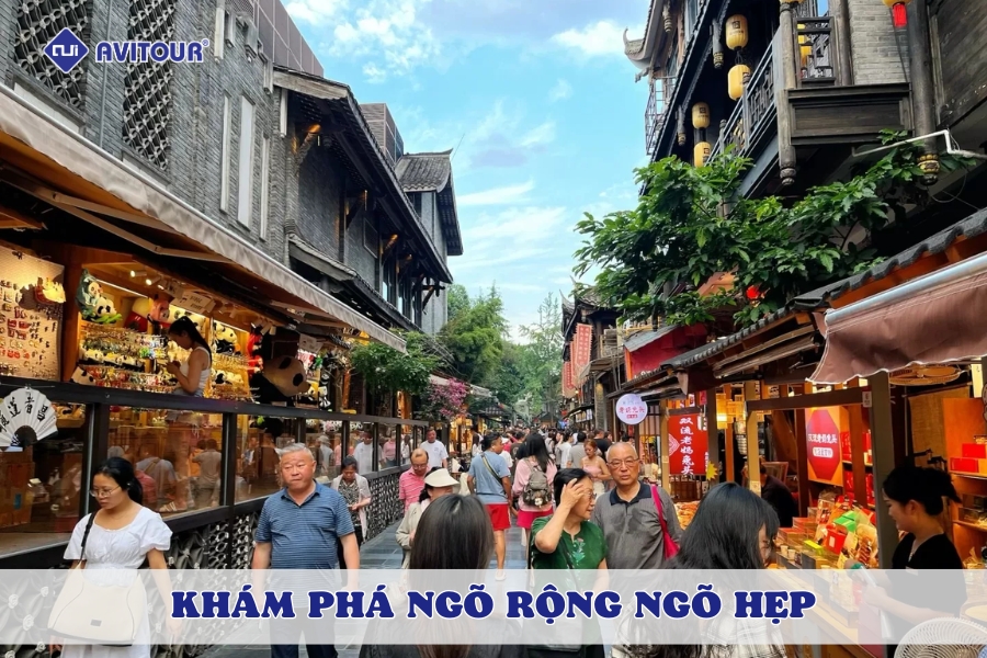 Khám phá Ngõ Rộng Ngõ Hẹp - Con phố "ăn chơi" nổi tiếng chốn Thành Đô