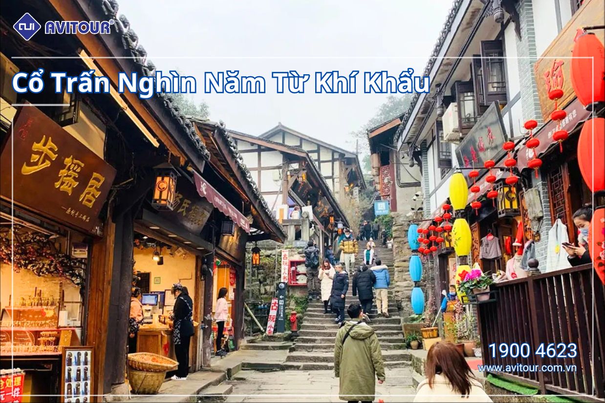 Khởi hành đến Trung Quốc | TRÙNG KHÁNH - TỪ KHÍ KHẨU CỔ TRẤN - CÔNG VIÊN GẤU TRÚC TRÙNG KHÁNH - TỊNH THỔ A BÁ - THÀNH ĐÔ - CỬU TRẠI CÂU