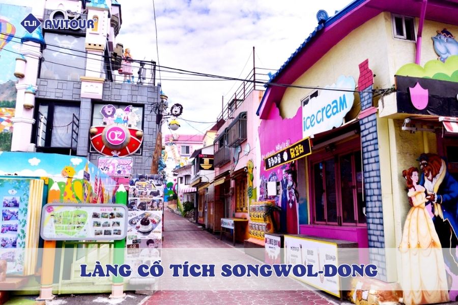 Lạc bước vào thế giới phép màu tại làng cổ tích Songwol-dong, Hàn Quốc