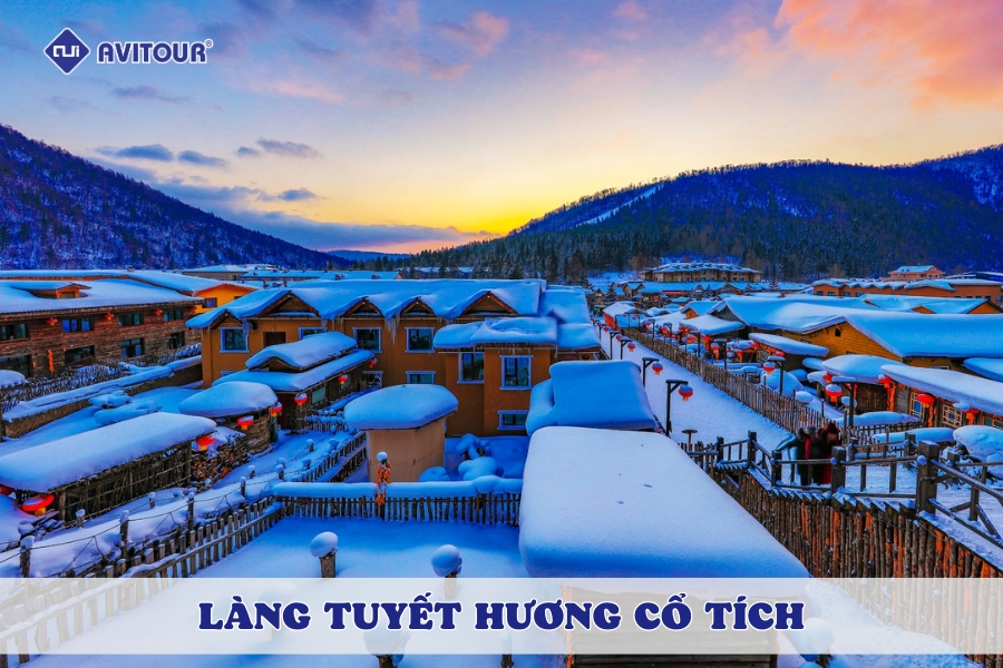 Làng Tuyết Hương cổ tích - Cánh cửa bước vào thế băng giá