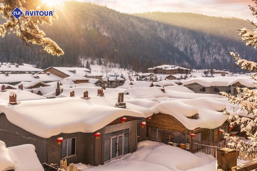 Làng Tuyết Hương cổ tích - Cánh cửa bước vào thế băng giá