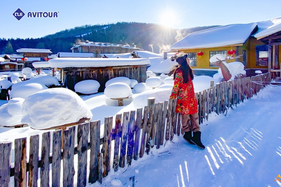 Làng Tuyết Hương cổ tích - Cánh cửa bước vào thế băng giá