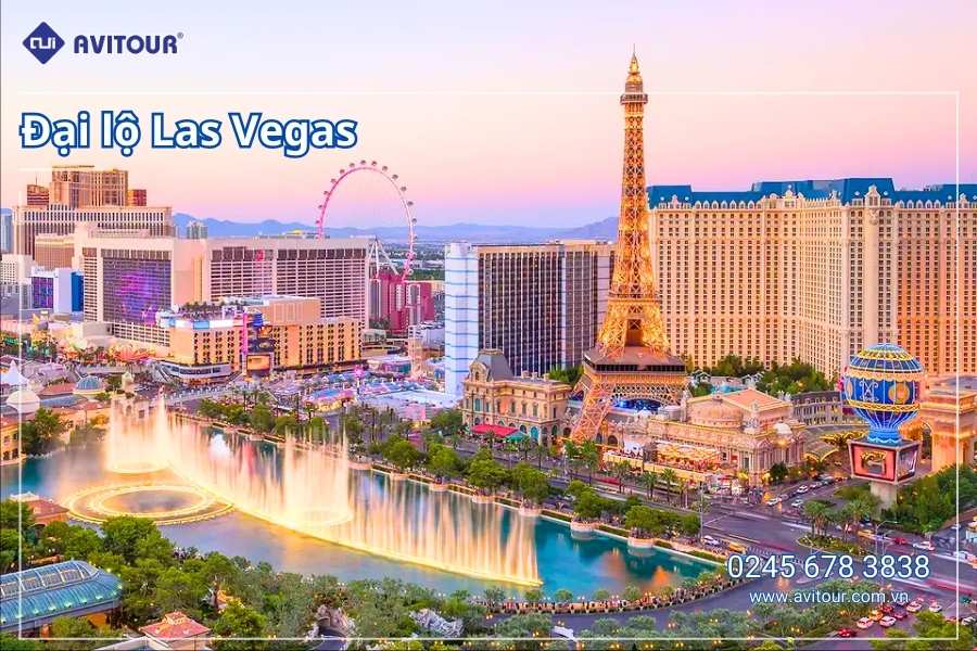 Du Lịch Liên Tuyến Tây Đông Hoa Kỳ (Mùa Hoa Anh Đào): Tour Los Angeles - Santa Monica - San Diego - Las Vegas - Seven Magic Mountain - Hẻm Núi Đá Đỏ Red Rock Canyon - Washington Dc - Philadelphia - New York Từ Hà Nội 2026