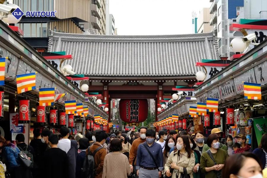 Mê đắm vẻ đẹp chùa Asakusa Kannon