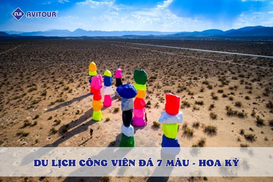 Ngỡ ngàng trước vẻ đẹp của công viên đá 7 màu tại Hoa Kỳ