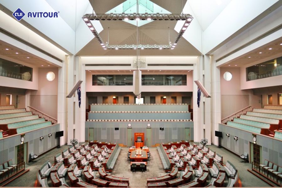 Nhà Quốc hội mới Úc: Điểm đến không thể bỏ lỡ khi ghé thăm thủ đô Canberra