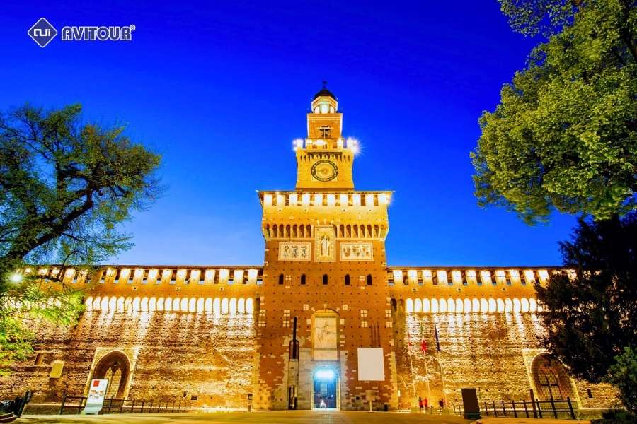 Pháo đài Castello Sforzesco - Điểm check-in mang đậm dấu ấn châu Âu