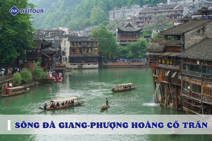Sông Đà Giang - nét tĩnh lặng giữa lòng Phương Hoàng Cổ Trấn