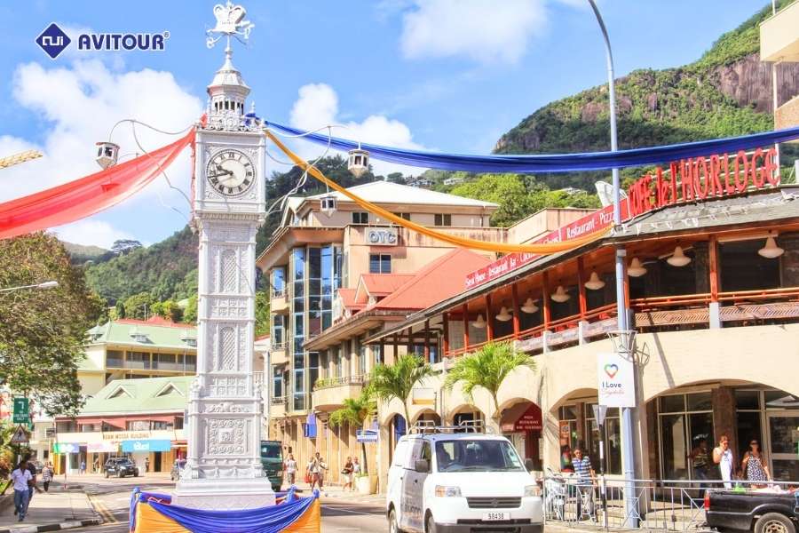 Tháp đồng hồ Victoria - Biểu tượng lịch sử giữa lòng Seychelles