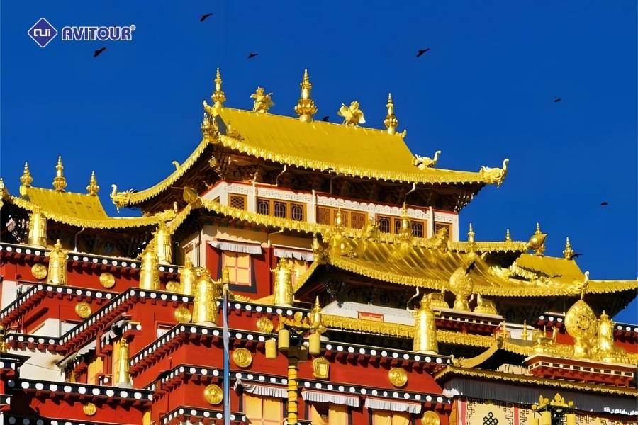 Tu viện Songzanlin - Nơi thời gian ngừng trôi giữa núi trời Shangri-La