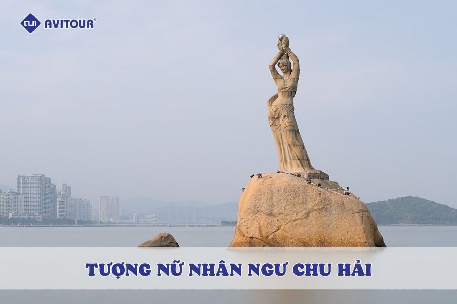 Tượng nữ nhân ngư Chu Hải: Biểu tượng của tình yêu lãng mạn