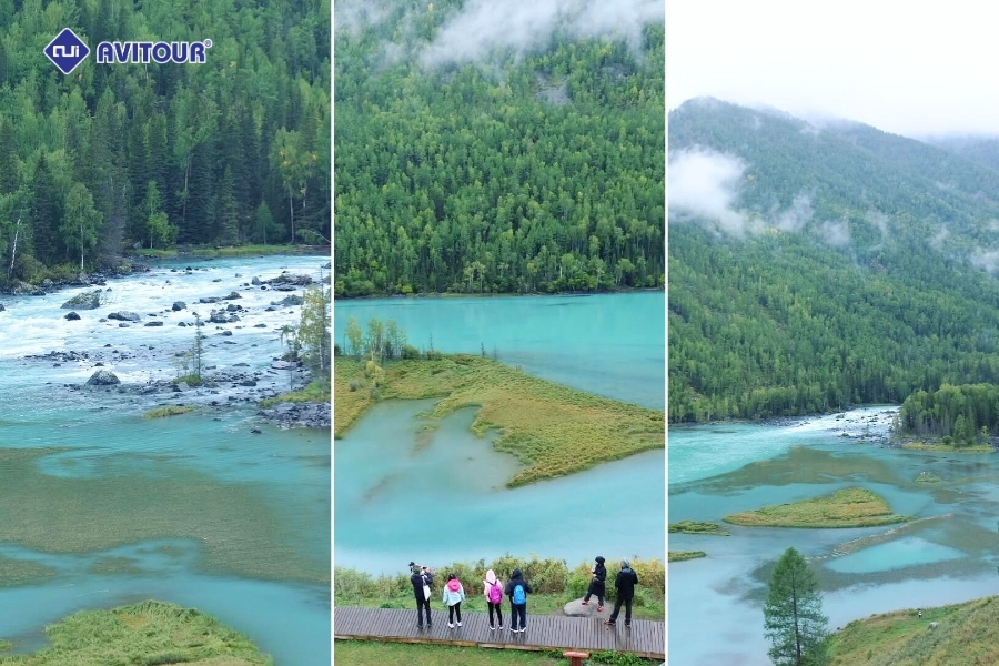 Vịnh Ngọa Long Tân Cương: Chiêm ngưỡng "rồng ngủ" giữa thiên đường Kanas