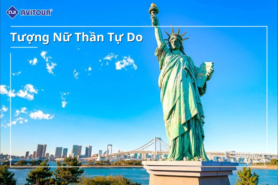 Du lịch Đông Tây Hoa Kỳ 2024 - Tượng Nữ Thần Tự Do