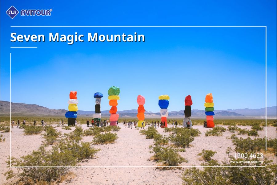 Du lịch Đông Tây Hoa Kỳ 2024 - Seven Magic Mountain