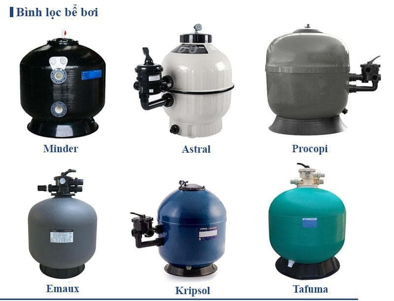 Thiết bị bình lọc bể bơi