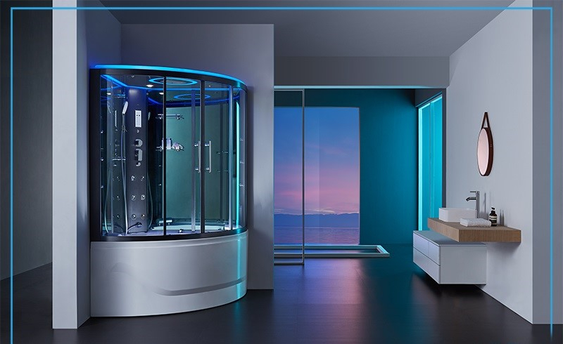 Cabin xông hơi được làm từ nhựa Acrylic và kính cường lực