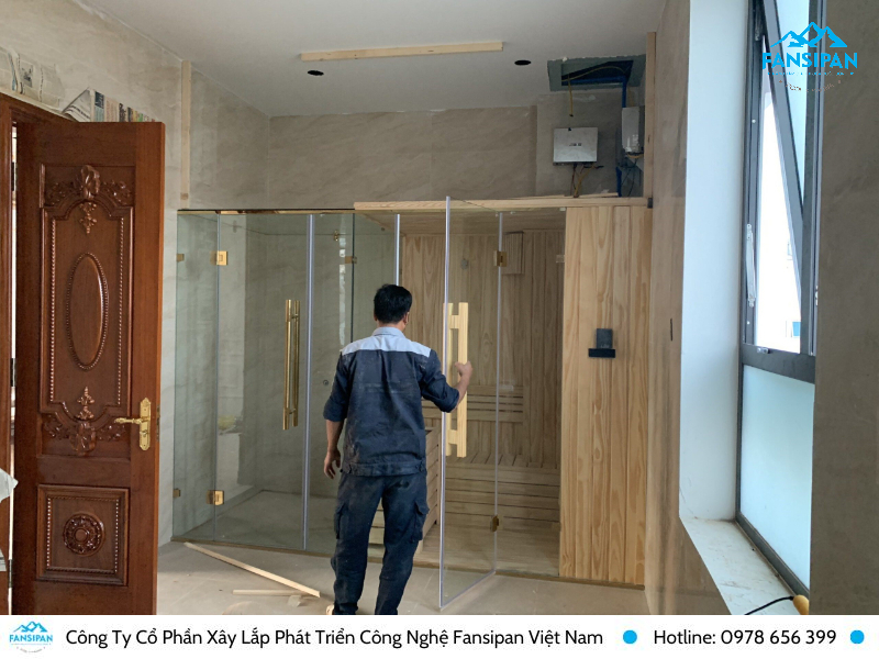 FANSIPAN - đơn vị thi công lắp đặt phòng xông hơi tại nhà uy tín