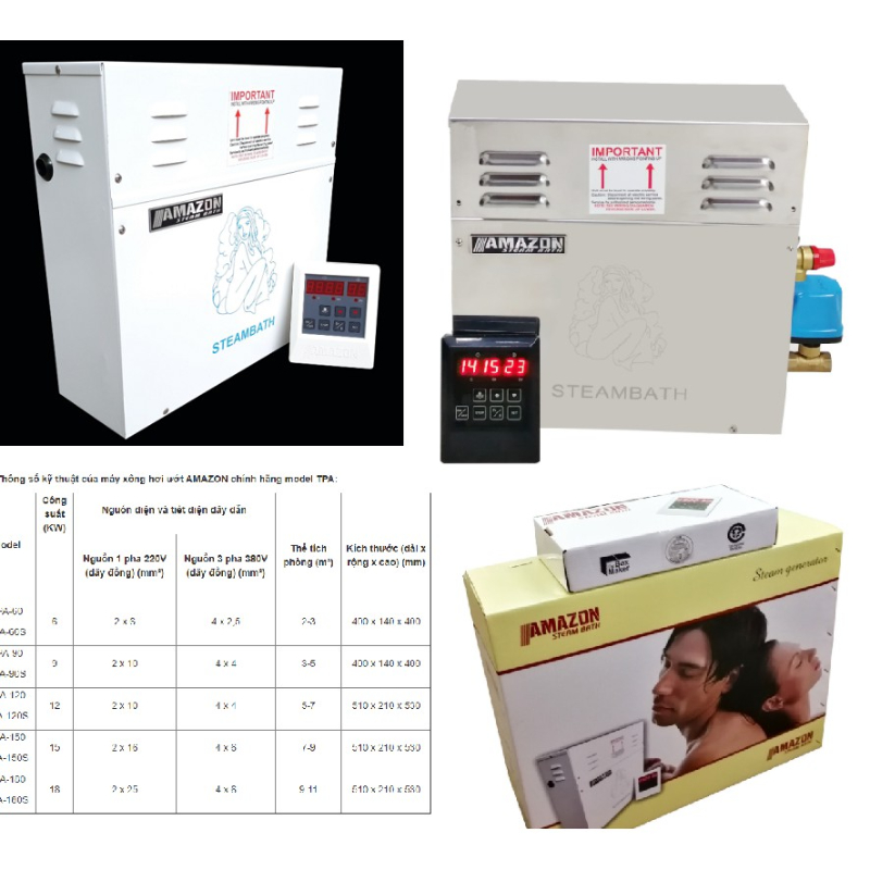 Máy xông hơi ướt Amazon