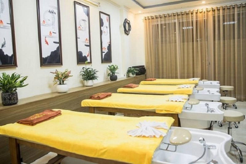 Giường gội đầu dưỡng sinh