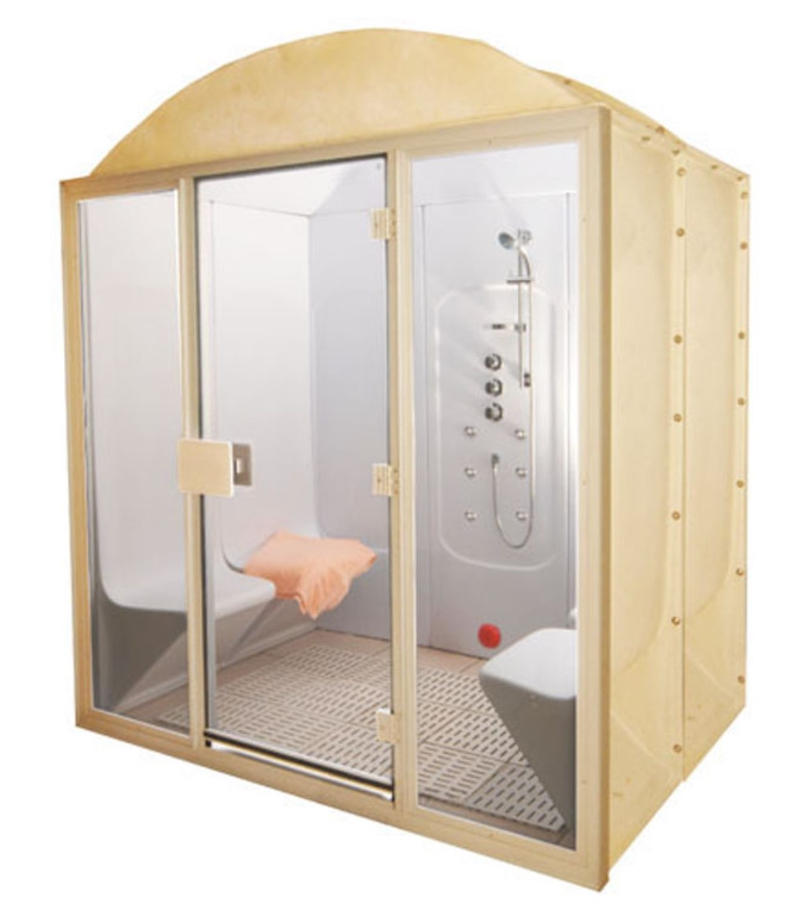 Phòng xông hơi Acrylic có thể dễ dàng vệ sinh