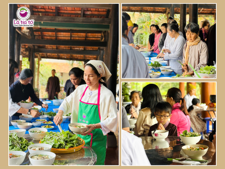 Nấu trong chánh niệm, gửi yêu thương vào từng bữa ăn