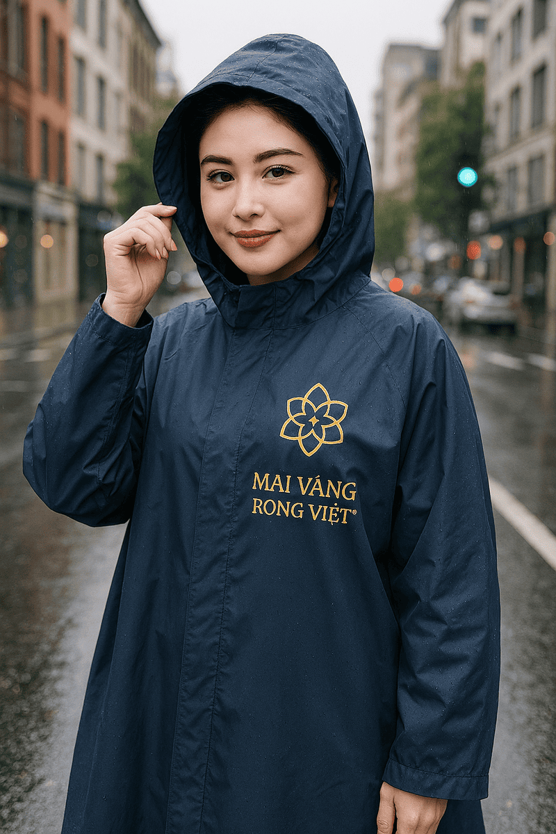Áo mưa có in Logo