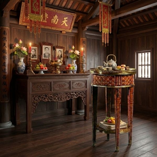 Bàn đôn giúp mang lại sự sang trọng và ấm cúng cho không gian của bạn