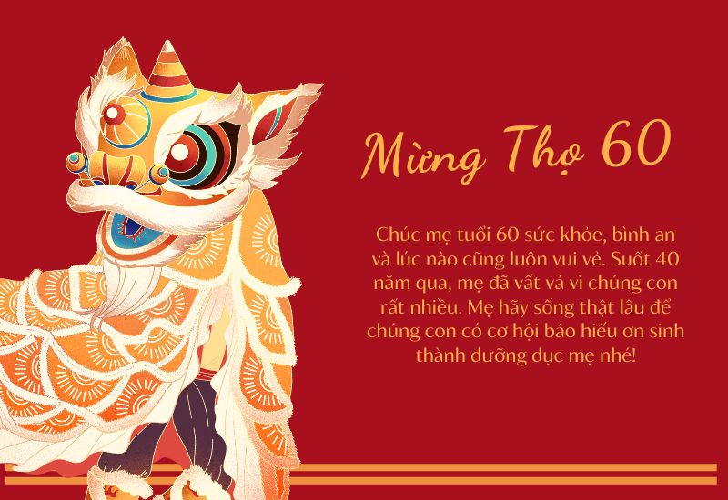 câu chúc mừng thọ ngắn gọn