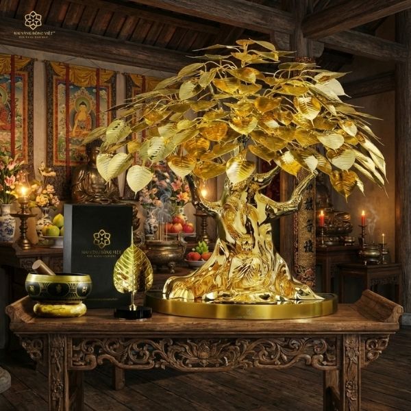 Cây Bồ Đề Cát Tường khiến cho không gian trở nên trang nghiệm, sang trọng