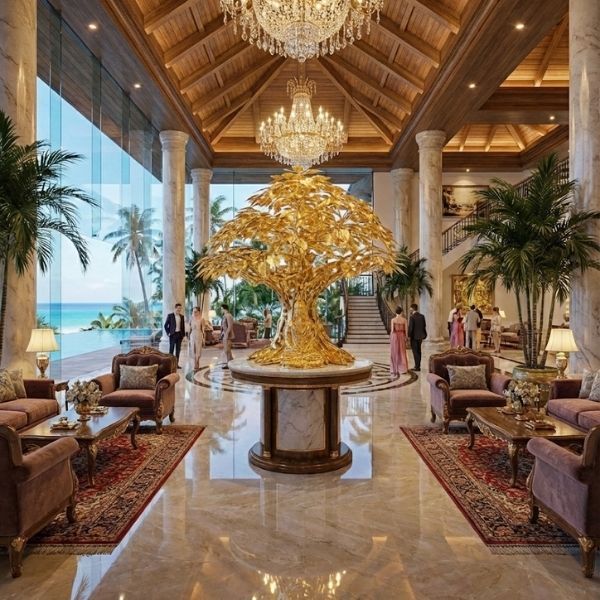 Cây Bồ Đề Đại Cát Tường phù hợp đặt trong những không gian rộng lớn