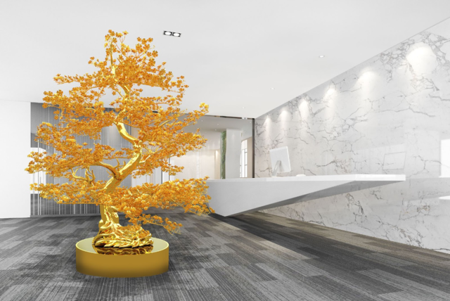 Cây mai mạ vàng là sản phẩm luôn được săn đón vào những dịp lễ Tết