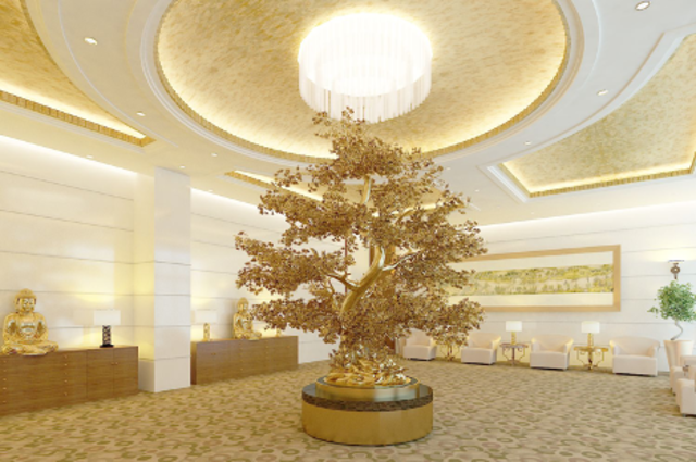 Do được thực hiện bằng tay nên mỗi cây mai mạ vàng của Mai Vàng Rồng Việt là sản phẩm độc nhất