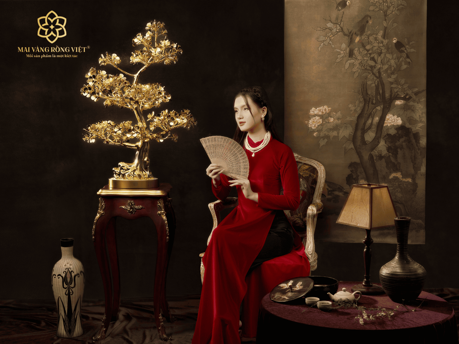 Cây Mai Rồng Việt Mạ Vàng 24K